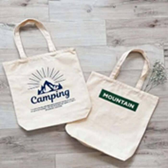 Custom-designed canvas tote bag with one compartment